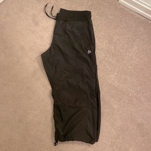 RBX Active Capri Pants-Black-Size Large-EUC-Breathable & Soft-Drawstring